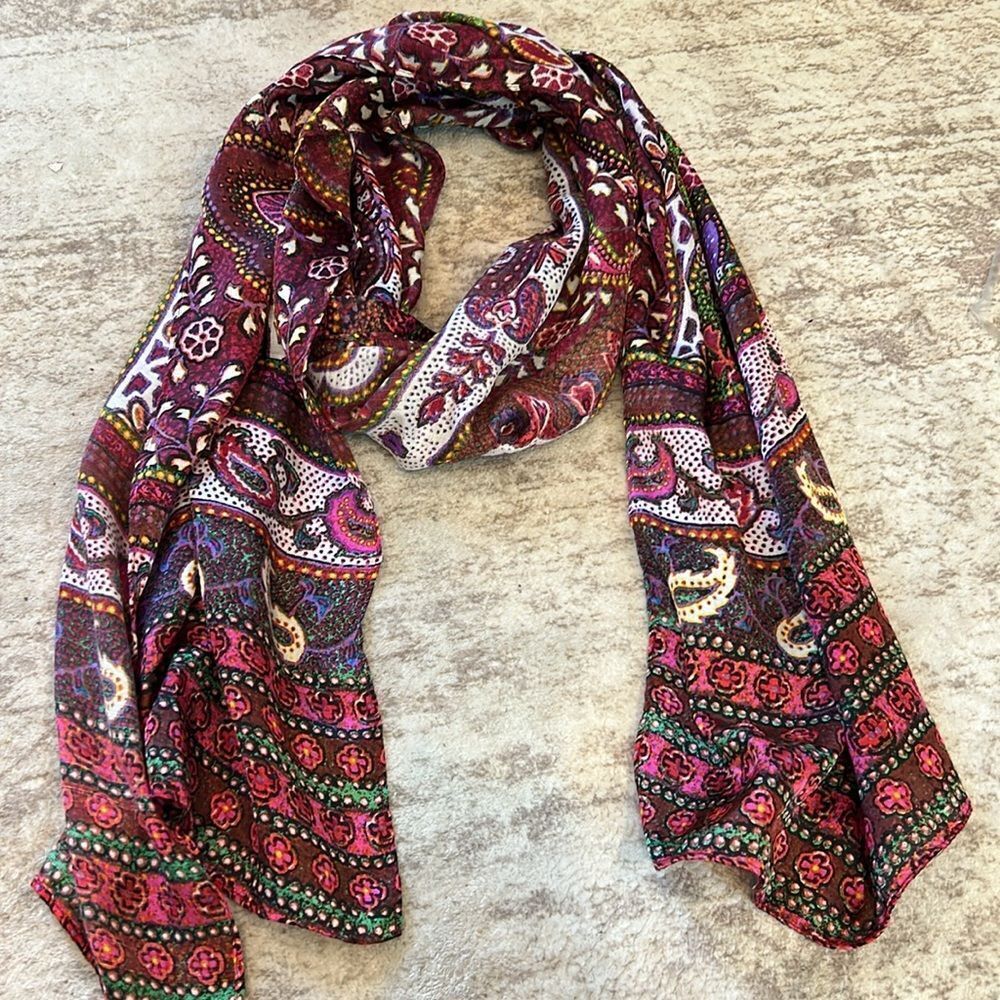 Echo Multicolor Paisley Skirt